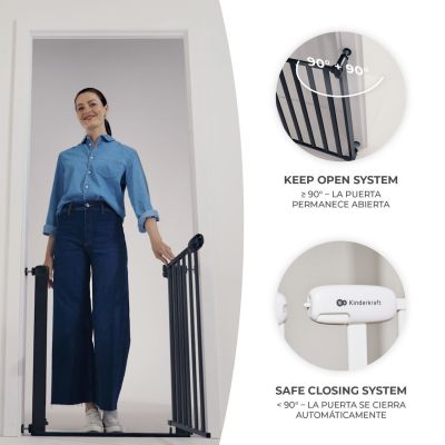 Barrière de sécurité Lock & Go Black (75 à 103 cm)