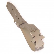 Bracelet Gomme motif au choix 30 mm (argent 925°)  par Loupidou