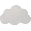 Tapis nuage en coton gris clair (67 x 100 cm) - Lilipinso