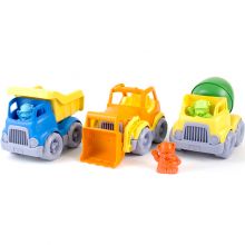 Lot de 3 camions de construction  par Green Toys