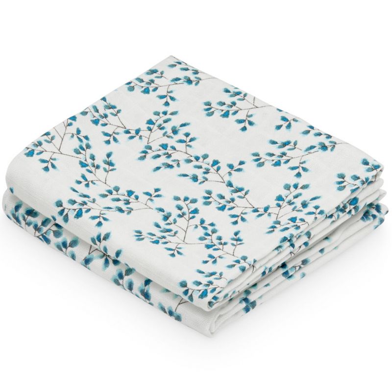 Lot de 2 langes en coton bio Fiori (70 x 70 cm) Cam Cam Copenhagen