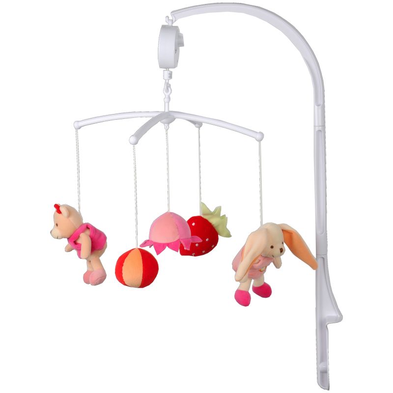 Mobile musical Fruits rose Doudou et Compagnie