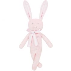 Peluche Augustin le lapin rose (40 cm) - Tartine et Chocolat