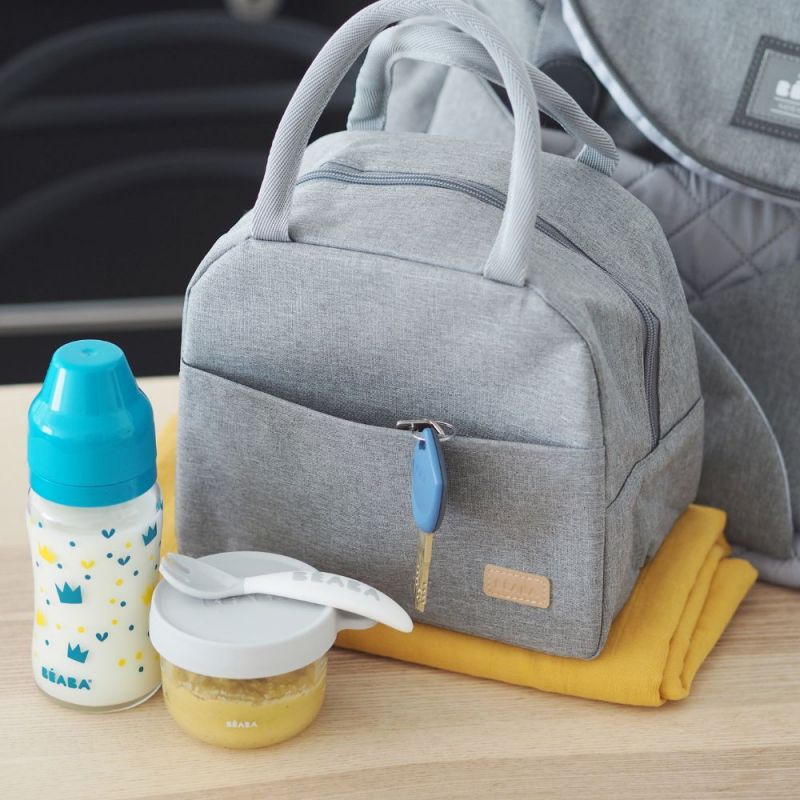 Sac repas isotherme gris chiné (7,5 L) Béaba Ambiance 5