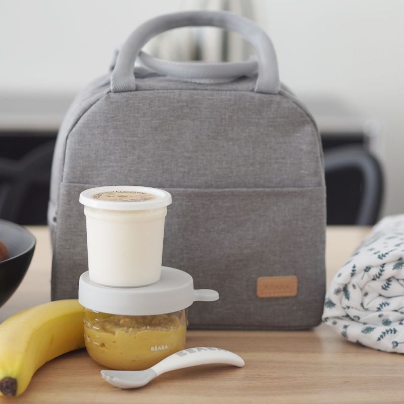 Sac repas isotherme gris chiné (7,5 L) Béaba Ambiance 6