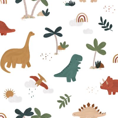 Papier peint Cool Dinosaurs (50 cm x 10 m)