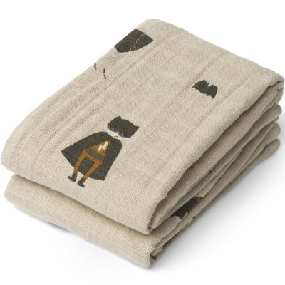 Lot de 2 langes Lewis Superhero Dune mix (65 x 65 cm)