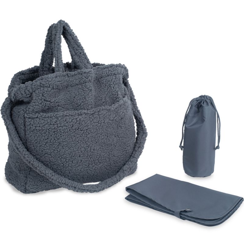 Sac à langer Teddy storm grey gris Jollein