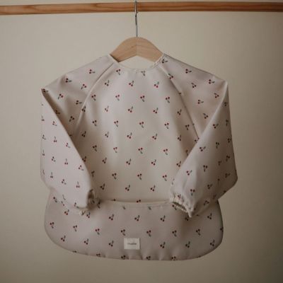 Bavoir à manches longues Cherries (6-24 mois)