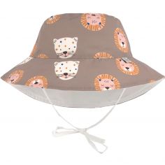 Bob réversible anti-UV Wild Cats choco (7-18 mois) - Lässig 