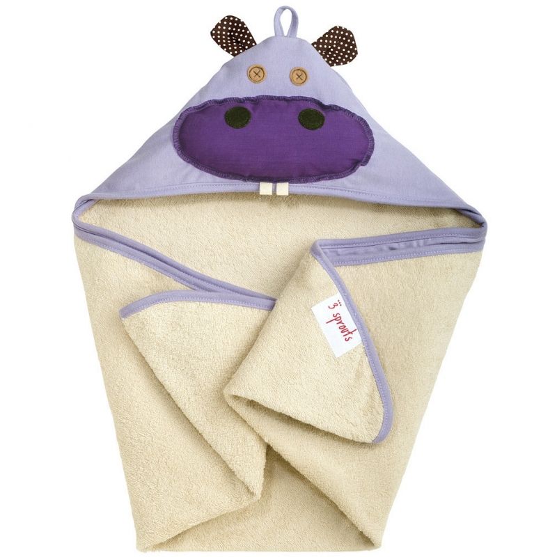 Cape de bain Hippopotame (75 x 75 cm) 3 sprouts