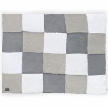 Tapis de jeu patchwork gris (80 x 100 cm)  par Jollein
