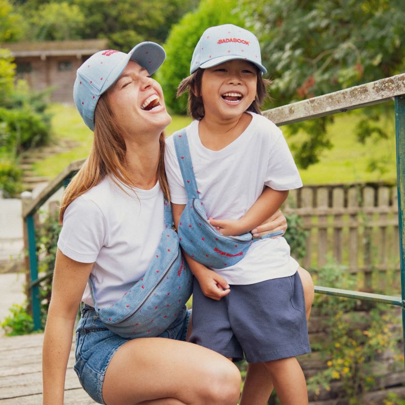 Casquette enfant Badaboom Denim coeurs (3-6 ans) Chamaye Ambiance 2
