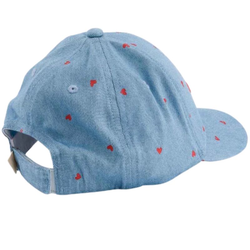 Casquette enfant Badaboom Denim coeurs (3-6 ans) Chamaye Produit 4