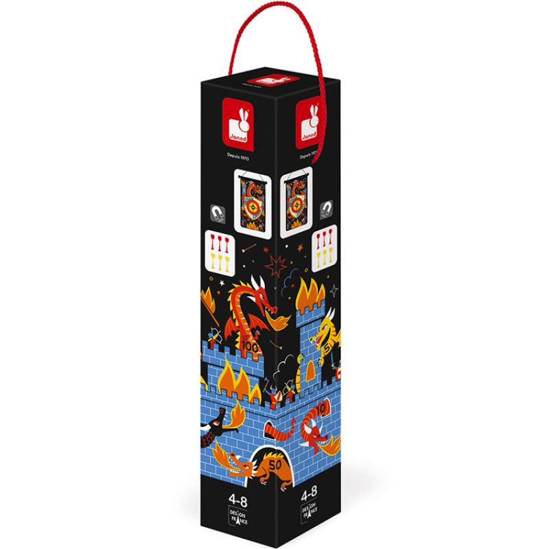 Jeu de fléchettes magnétique Dragon Janod Packaging 8