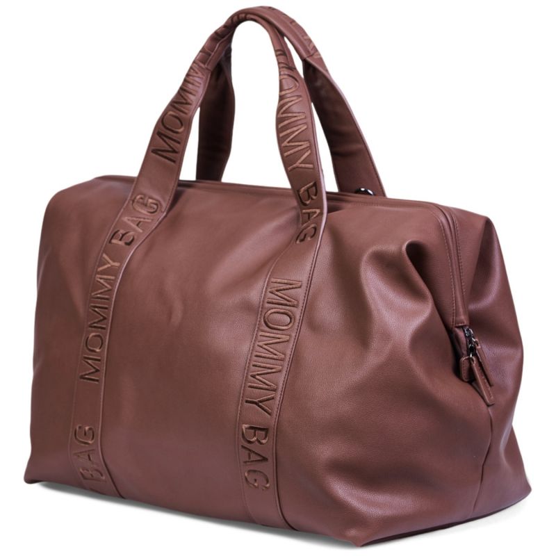 Sac à langer Mommy Bag Signature Simili cuir marron foncé Childhome Produit 3