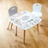 Pack table à colorier Coloritable + 2 Chaises Artiste DBKids Produit 1