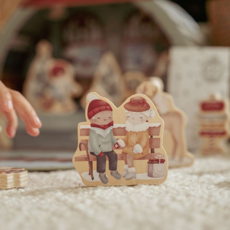 Calendrier de l'avent avec circuit de train Little Dutch Ambiance 5