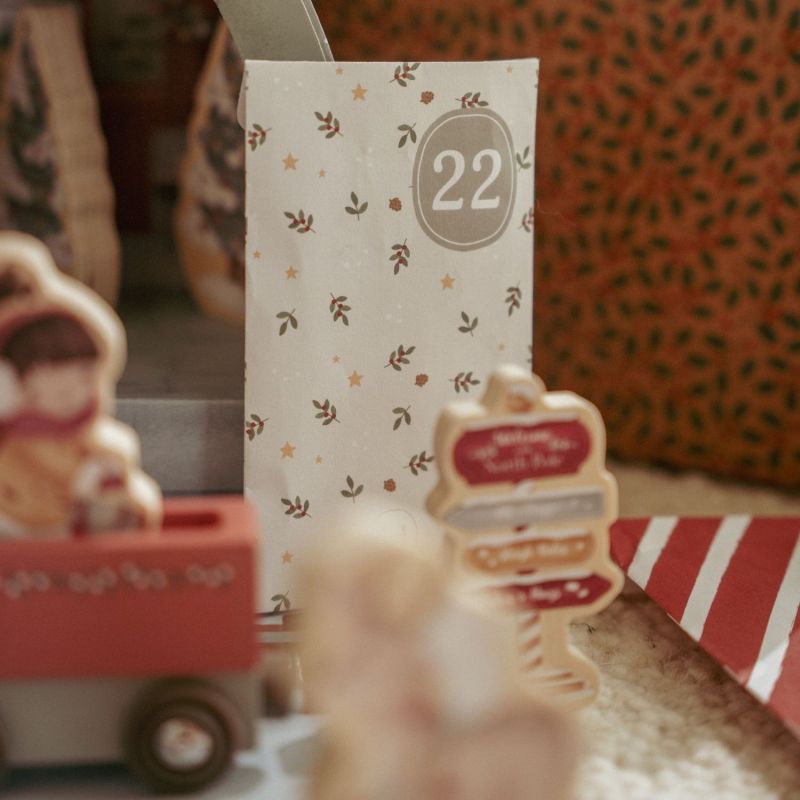 Calendrier de l'avent avec circuit de train Little Dutch Ambiance 8