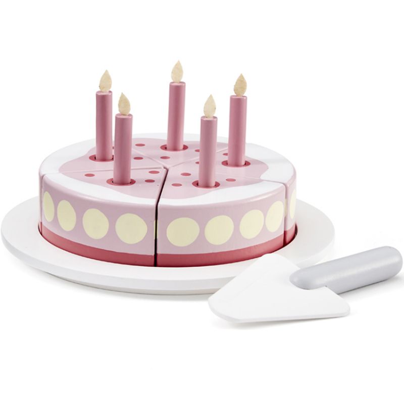 Gâteau d'anniversaire en bois Bistro rose Kid's Concept