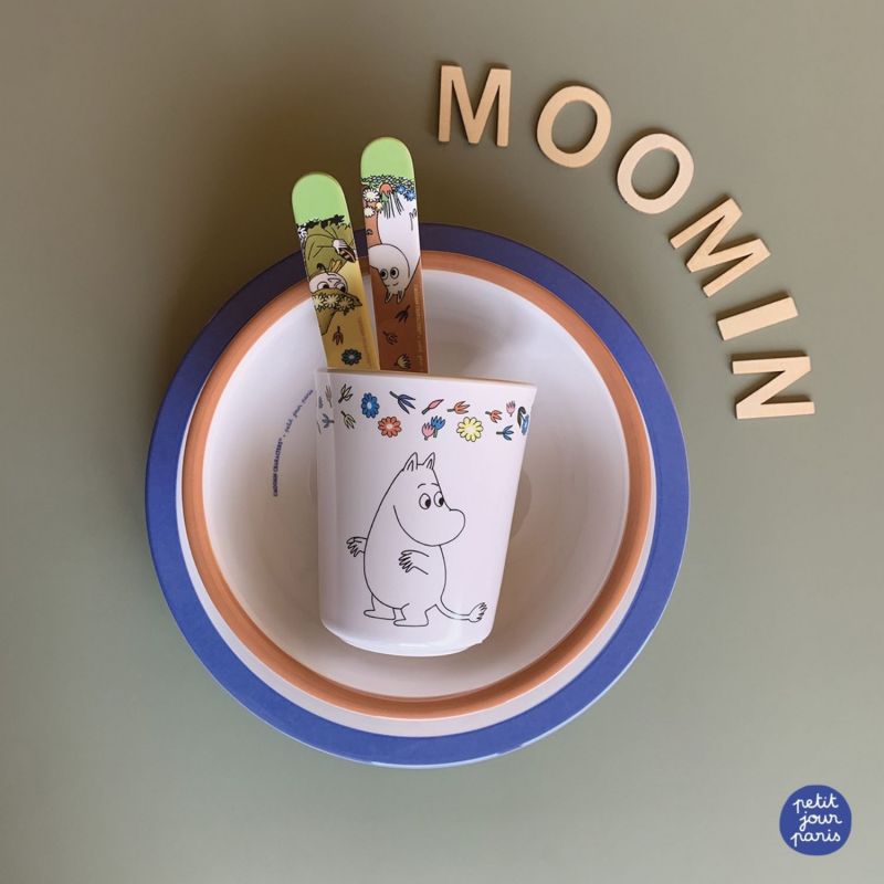 Coffret repas Moomin bleu (5 pièces) Petit Jour Paris Ambiance 2
