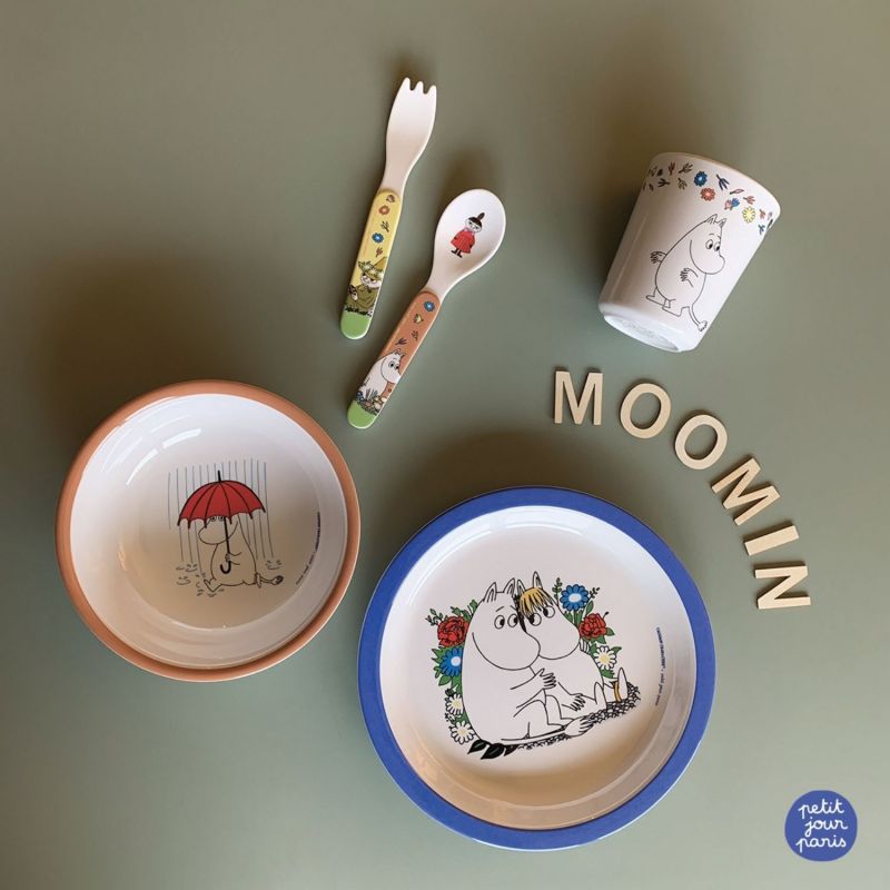 Coffret repas Moomin bleu (5 pièces) Petit Jour Paris Ambiance 3