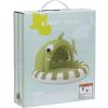 Piscine gonflable avec auvent Shark tribe khaki  par Sunnylife