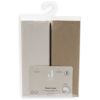 Lot de 2 draps housses en jersey Hazel-Oatmeal (40 x 80 cm) Jollein Packaging 6
