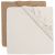 Variation Marron, écru du produit Lot de 2 draps housses en jersey Hazel-Oatmeal (40 x 80 cm) de la marque Jollein