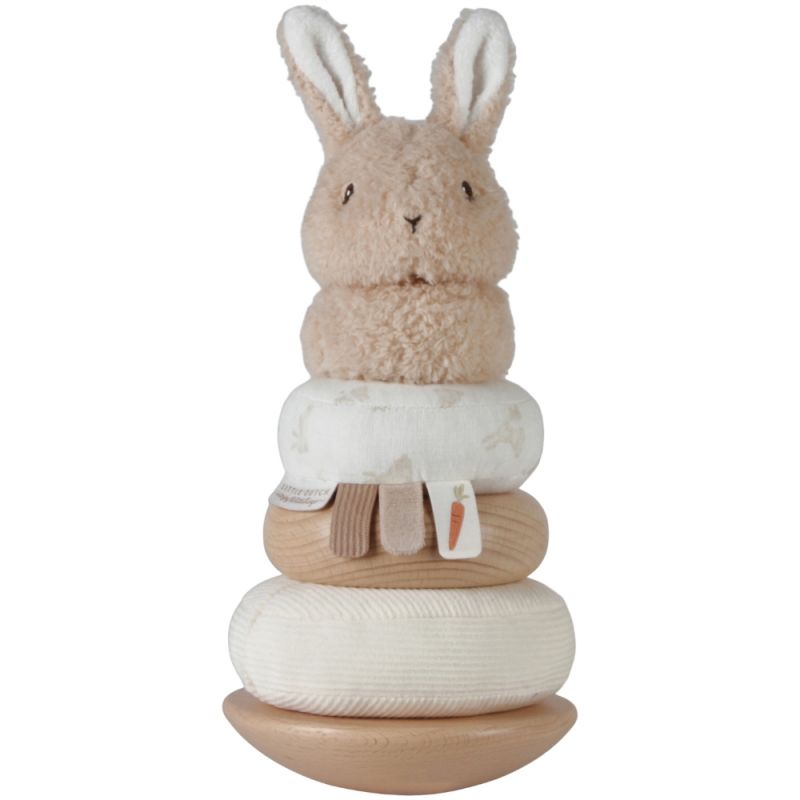 Tour d'anneaux à empiler Baby bunny Little Dutch Produit 1 grande taille