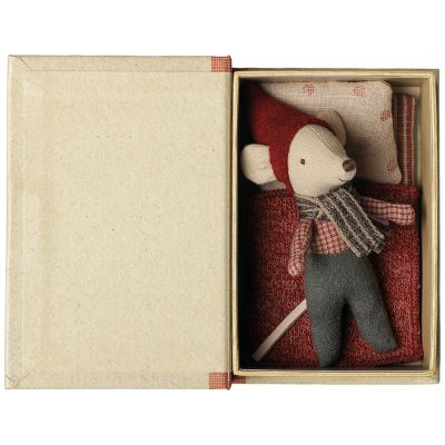 Coffret souris bébé de Noël dans livre
