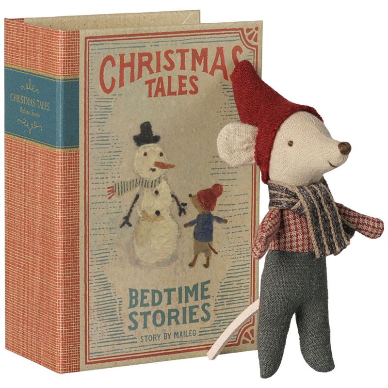 Coffret souris bébé de Noël dans livre Maileg Produit 1