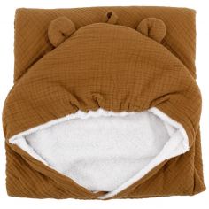 Cape de bain Boubou caramel (75 x 75 cm) - Domiva