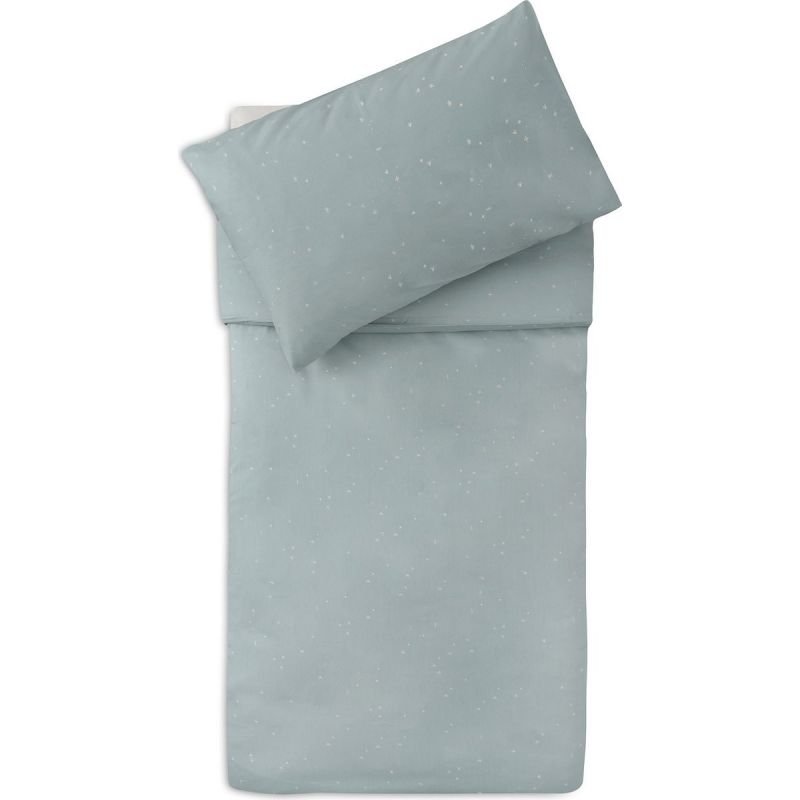 Housse de couette + taie d'oreiller Sea Green (100 x 140 cm) Jollein Produit 1 grande taille