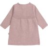 Robe tricotée en coton bio GOTS rose (3-6 mois)  par Lässig 