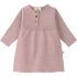 Robe tricotée en coton bio GOTS rose (3-6 mois) - Lässig