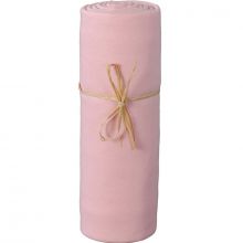 Drap housse de berceau en coton bio rose clair (50 x 80 cm)  par P'tit Basile