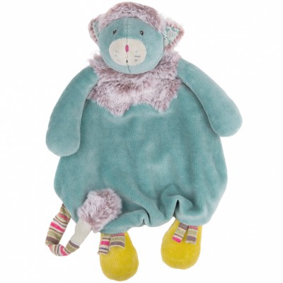 Attache sucette chat Les Pachats Moulin Roty