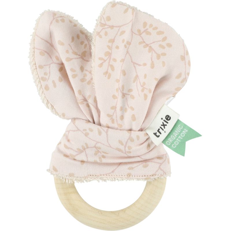 Anneau de dentition en bois et coton bio  Bright Bloom Trixie