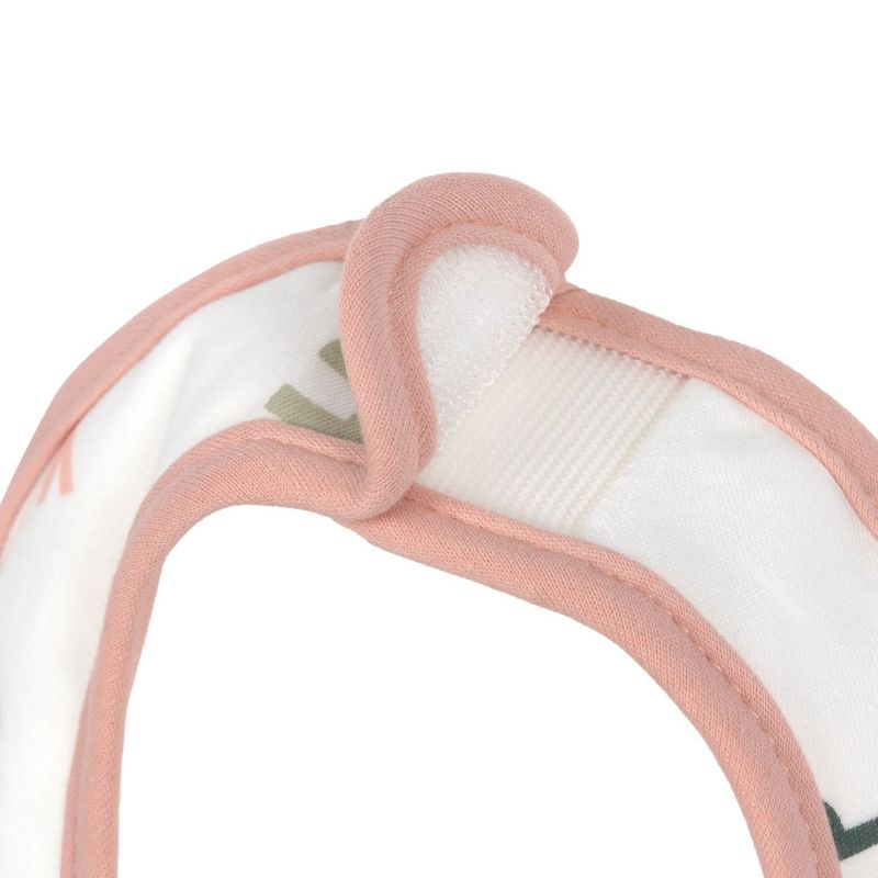 Lot de 5 bavoirs coton bio Happy Fruits pêche Lässig Produit 4