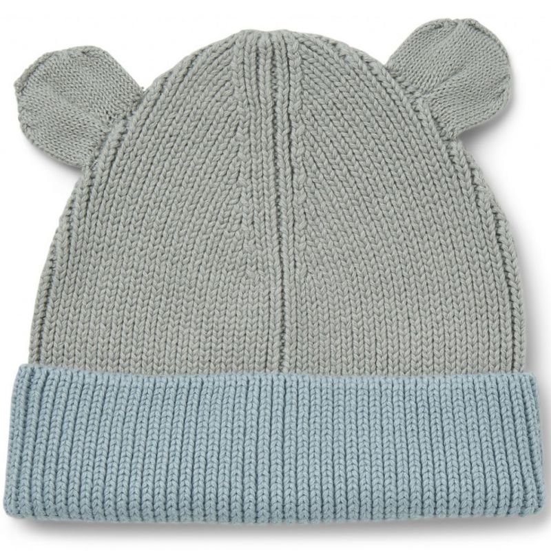 Bonnet en coton bio Gina blue mix (1-2 ans) Liewood