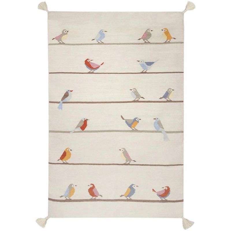 Tapis enfant Kilim petits oiseaux (140 x 200 cm) AFKliving
