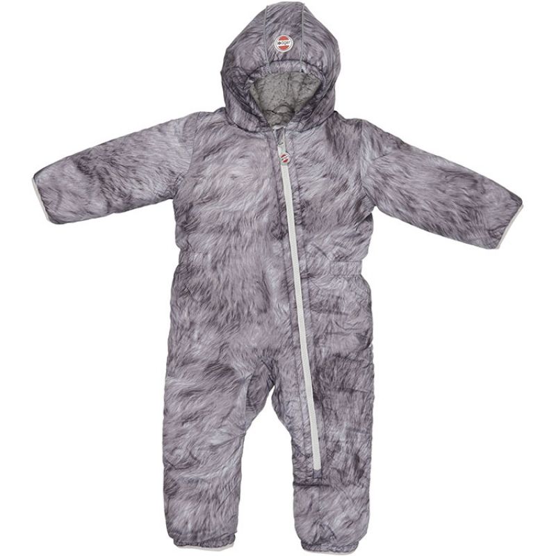 Combinaison pilote Skier motif fourrure grise Botanimal (6-12 mois) Lodger