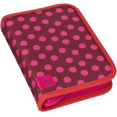 Pochette plate crayons Dottie rouge Lässig