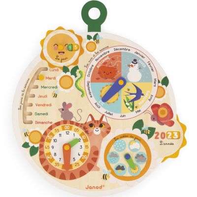 Roue du temps en bois - Reconditionné Janod 