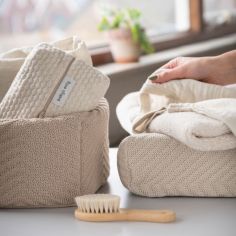 Panier de toilette Grace Warm linen