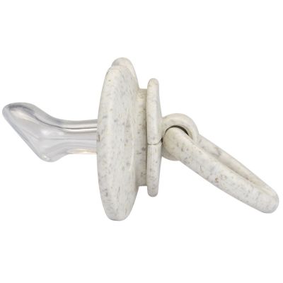 Sucette orthodontique en silicone Vanilla White (0-6 mois)