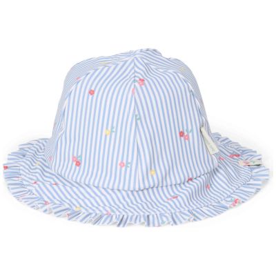 Chapeau réversible anti-UV Sunny Flowers Blue (2-4 ans)