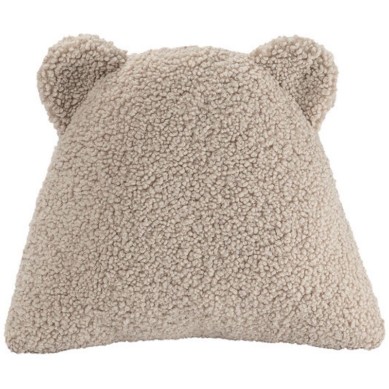 Coussin ours Biscuit molletonné Wigiwama Produit 1
