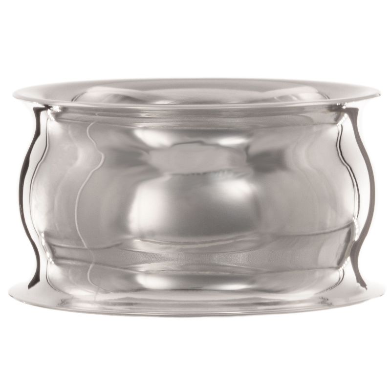 Rond de serviette Design personnalisable (métal argenté) dans son coffret Daniel Crégut